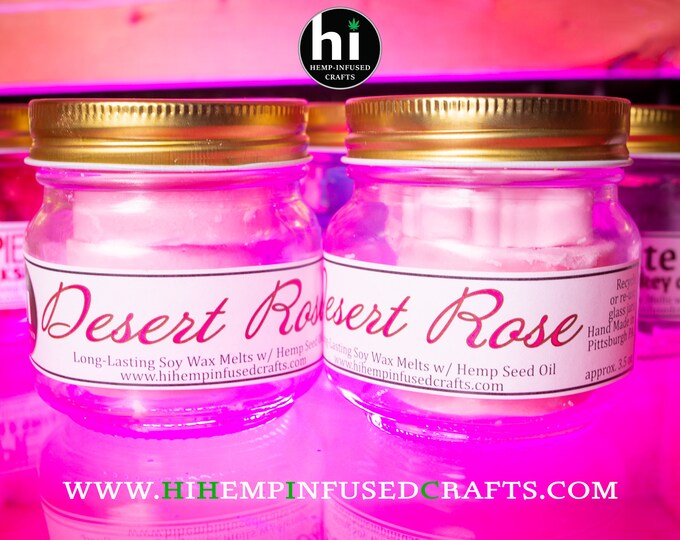Desert Rose Hemp-Infused Soy Wax Melts
