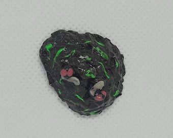 Neon Green POOP Magnet w/ FLYS