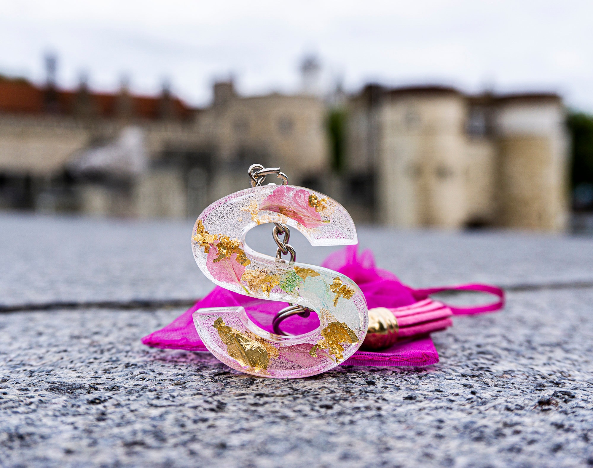 not on the high street keyring