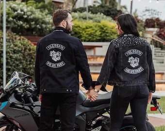 Braut und Bräutigam Passende Hochzeit Jacken | Bis der Tod uns scheidet | Bräutigam Jacke | Braut Jacke | Hochzeitstag Jacke | Dazu passende Jacken