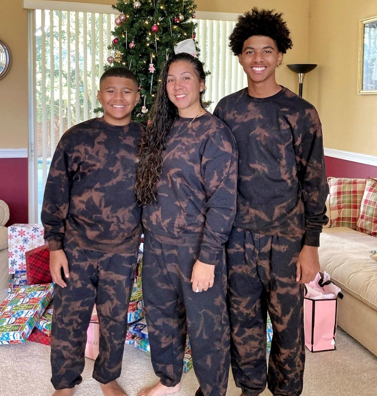 mens tie dye sweat suit