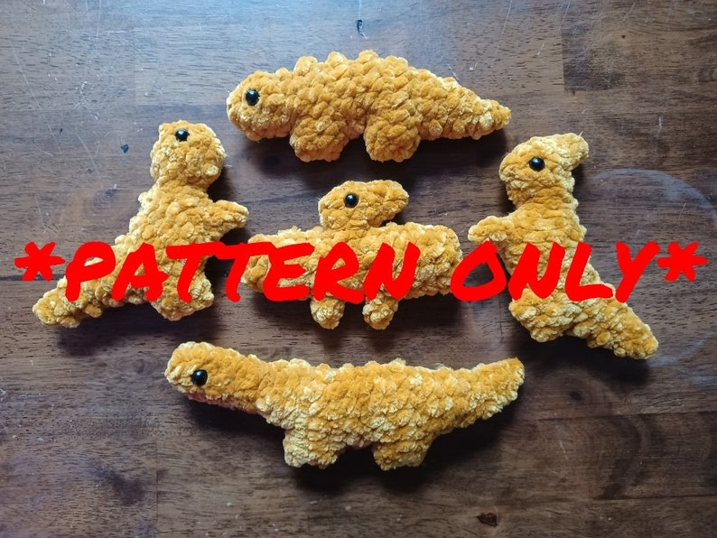 PDF PATTERN ONLY Dino Nuggets image 1