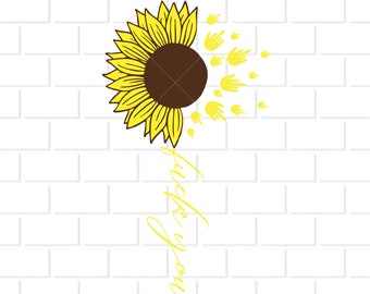 F*ck You Sunflower Digital Download svg, png, dxf, eps Files for Shirts, Decals, Stickers, Printables