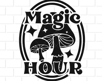 Magic Hour Digital Download for Shirts, Decals, Stickers, and Printables; svg, png, dxf, eps Files