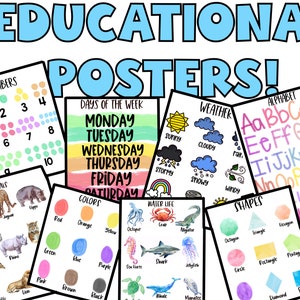 Educational Posters (GROWING BUNDLE)