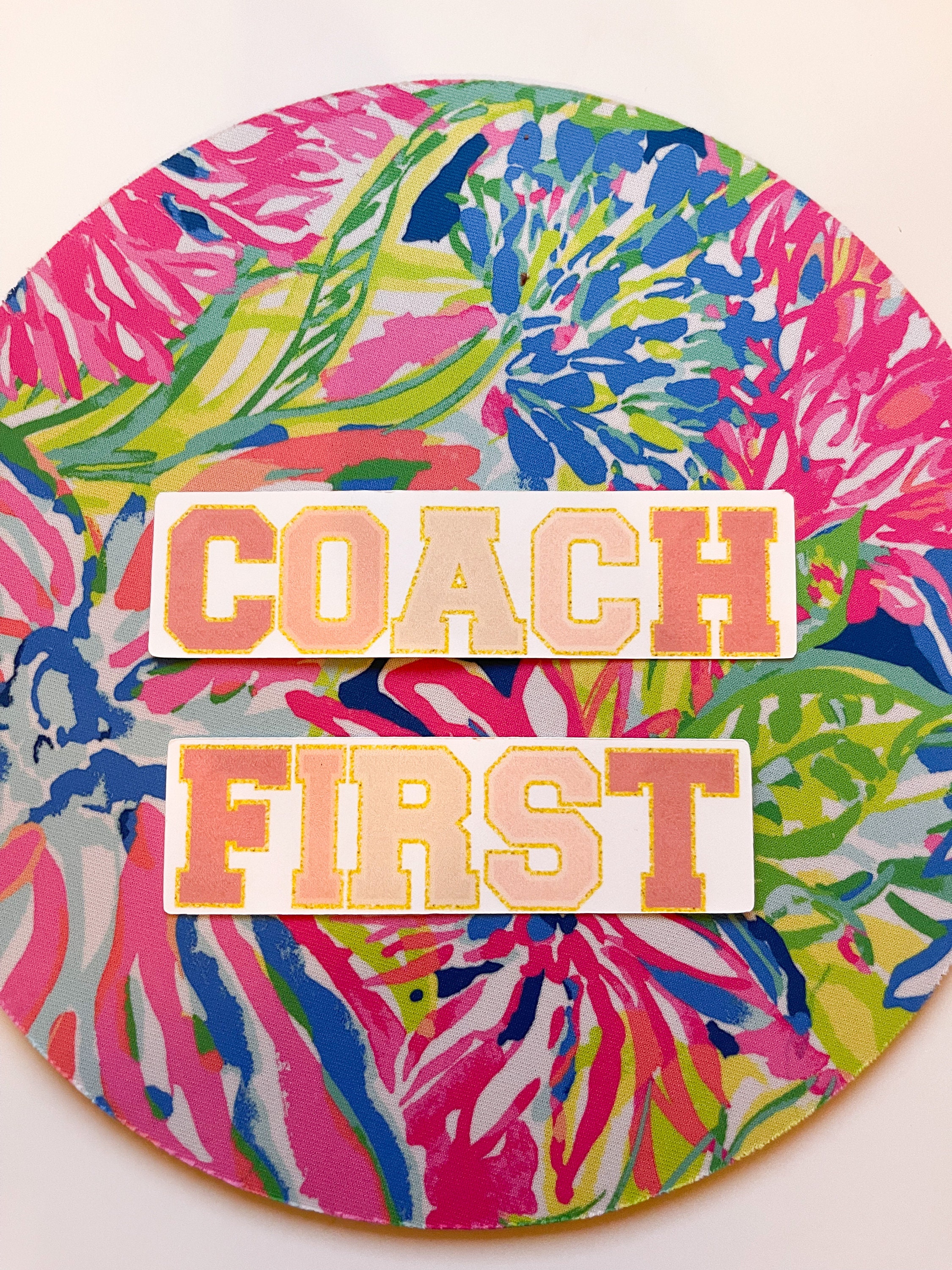 Personalized Varsity Letter Stickers Chenille Stickers Etsy