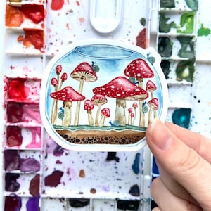 Mushroom farmer, mushrooms, grower of mushrooms, colony of mushrooms, nature lover, forage for mushrooms, forest friends, mushroom, red top mushrooms,