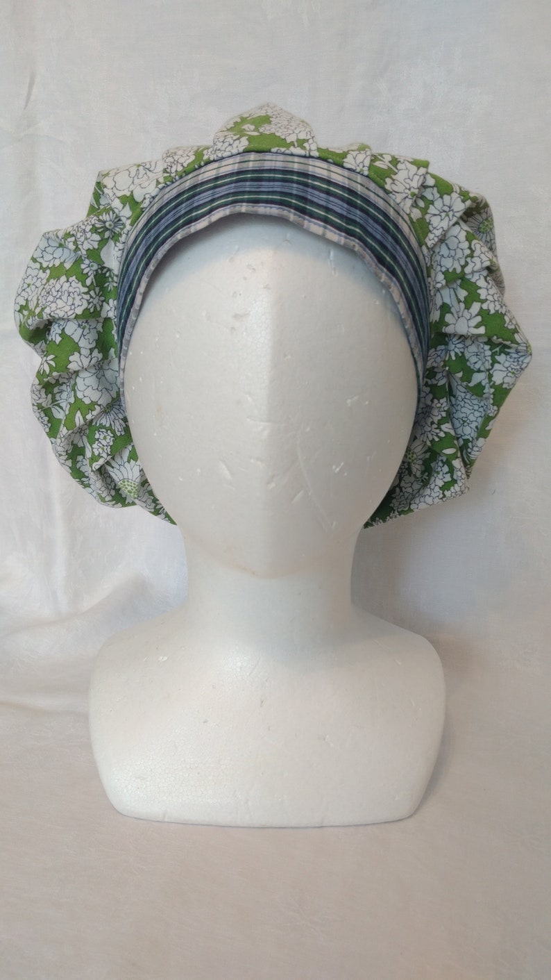 Dentist Cap Bouffant Surgical Bonnet Nurses Cap Women\u2019s Cotton Tech hat RN Hat Scrub Cap Chemo Hat American made Veterinarian Cap