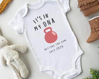 Adorable Gym Baby Bodysuit | Gym Baby Bodysuit | Gym Baby Shower Gift | New Mum Gym Gift | Baby Gym Gift | Baby Gym Gift | Gym Baby