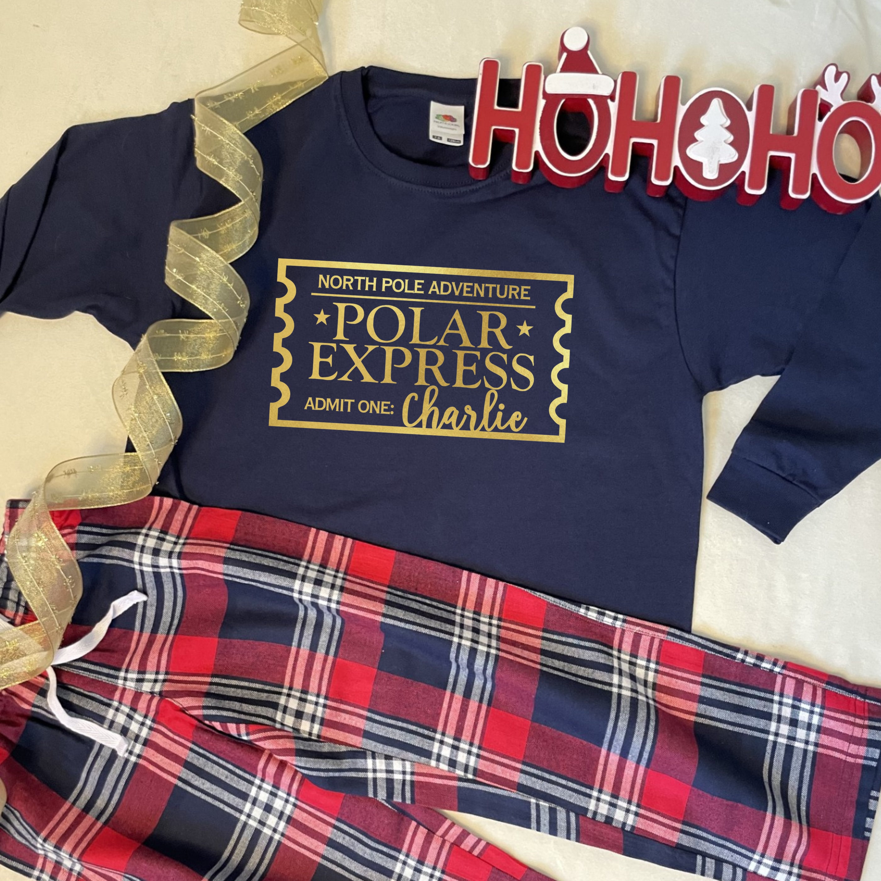 Polar express jammies hotsell