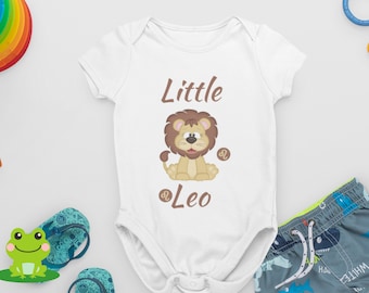 Leo the Lion Zodiac Baby Bodysuit | Personalised Gift
