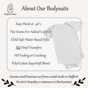 Watching Golf With Grandad Baby Bodysuit | New Dad Golfing Gift image 11