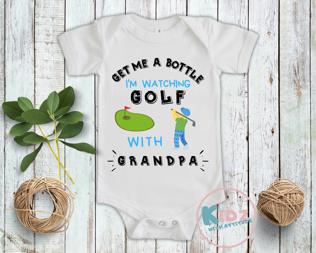 Otshirt Body Bébé Futur Golfeur Comme Papa - Imprimé En France Cadeau Naissance Humour Original