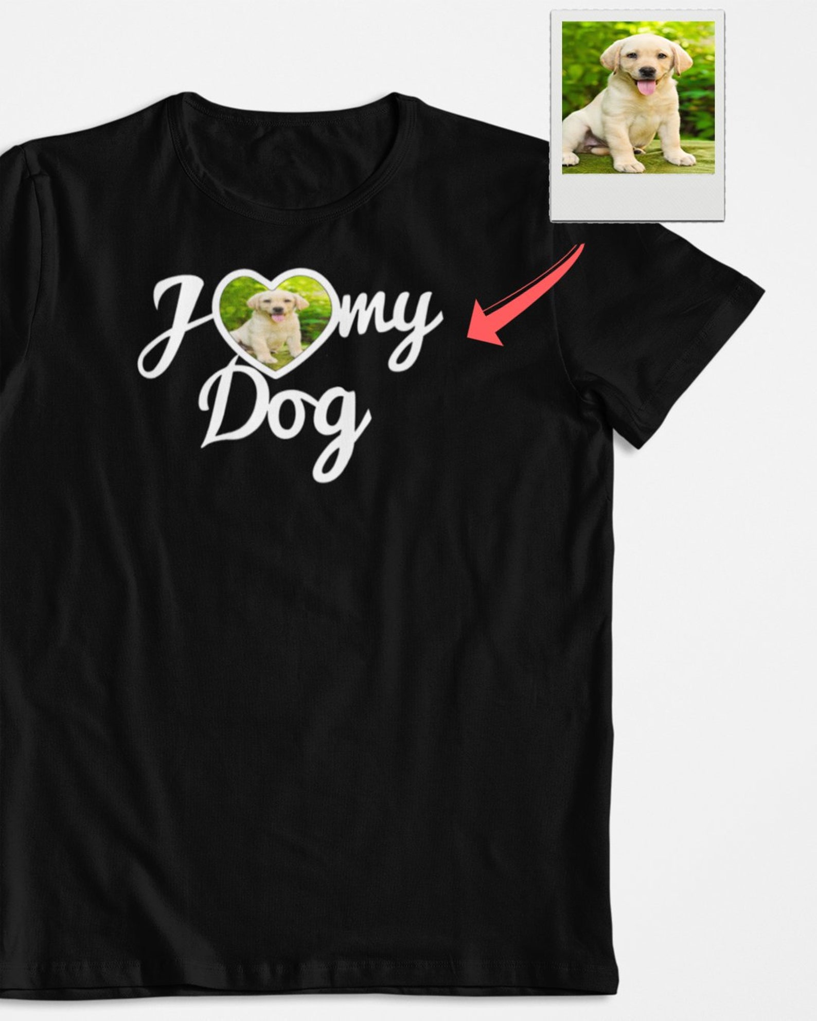 Personalised Dog / I Love My Dog TShirt Etsy
