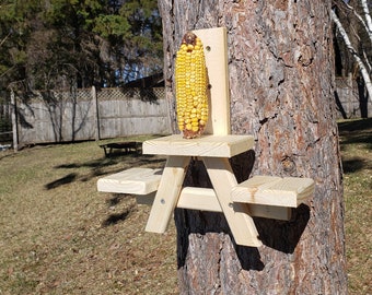 Squirrel Feeder Etsy