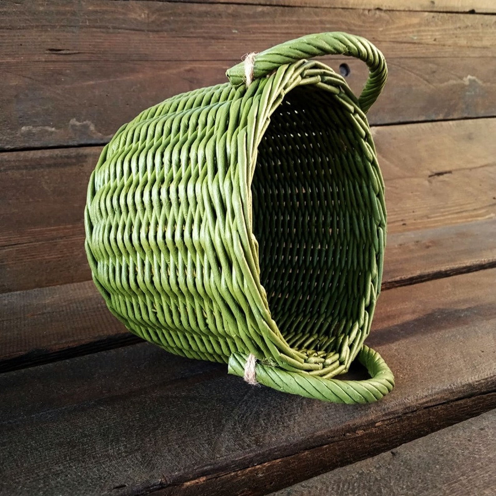Onion Storage Kitchen Onion Storage Basket Kitchen Decor Olive Etsy