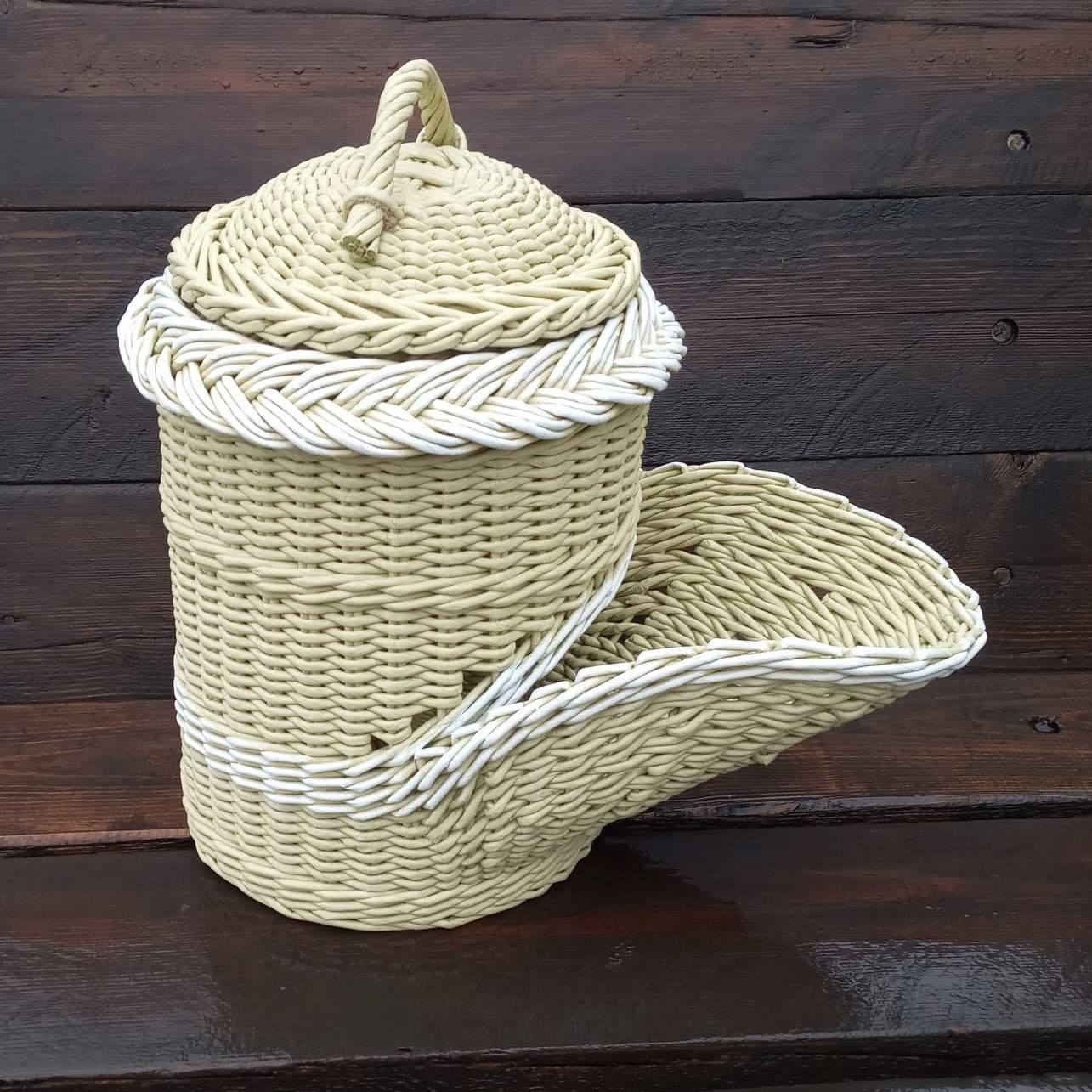 Potato and Onion Basket Wicker Vegetable Basket Housewarming Etsy