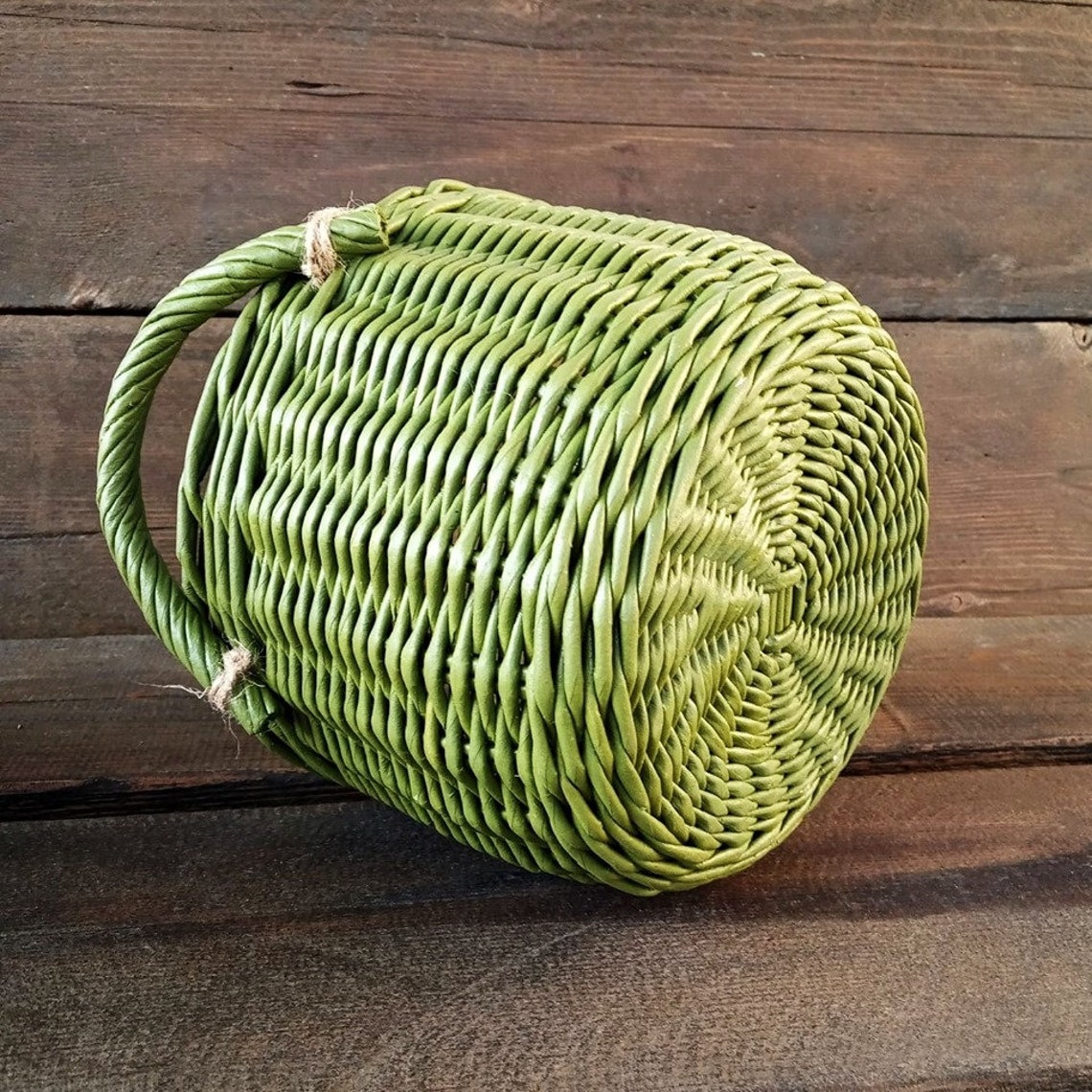Onion Storage Kitchen Onion Storage Basket Kitchen Decor Olive Etsy