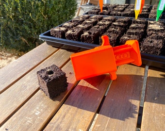 Erdtopfpresse, Anzuchthilfe, Substratpresse