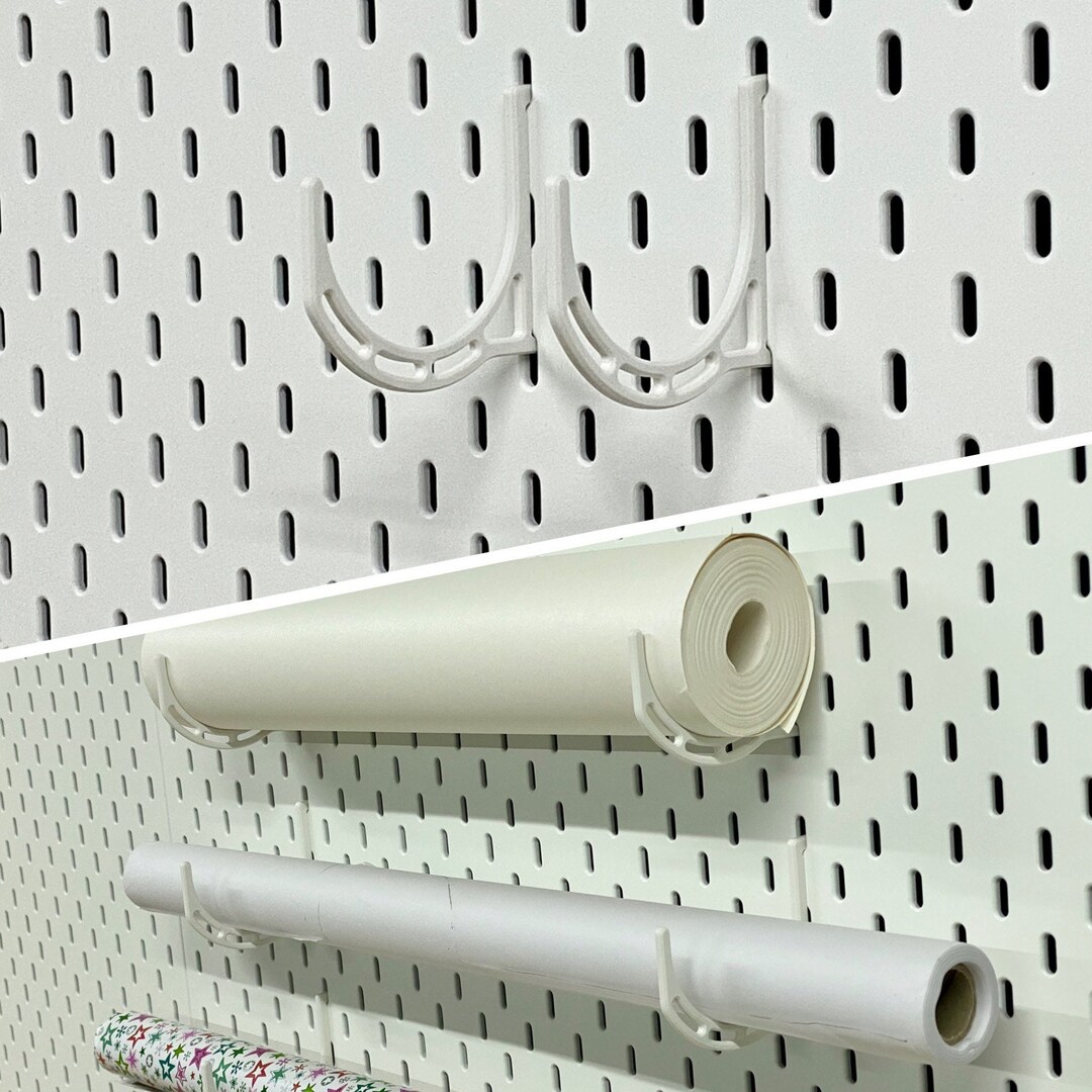 Rollenhalter D75 2er Set für Ikea Skadis Etsy Portugal