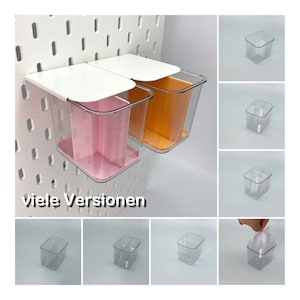 Container inserts for Ikea Skadis
