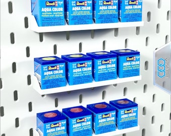 Paint Pot Rack – Holder for Revell Aqua Color 18 ml | for IKEA Skadis