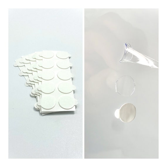 Acrylat Klebepunkte doppelseitig, hochtransparent, Extra Stark Ablösbar, 1  mm Dicke, aus Acrylic Foam - .de