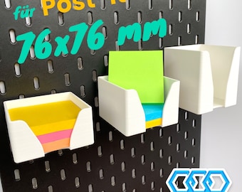 Note box 76 x 76 mm Post-it for Ikea Skadis, notepad box