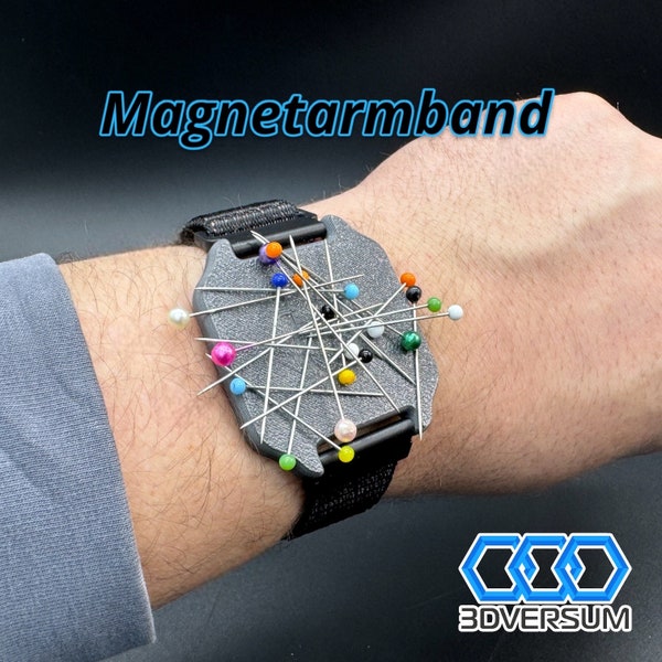 Magnetarmband, mit starkem Neodym Magneten und gewebtem Nylon Armband