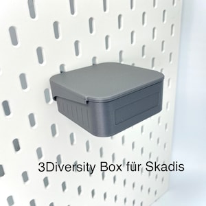 3Diversity Box in 3 Versionen für Ikea Skadis Independent Desktop Bild 2