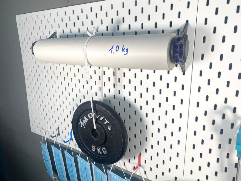 Uni-Rollenhalter für Ikea Skadis Bild 8