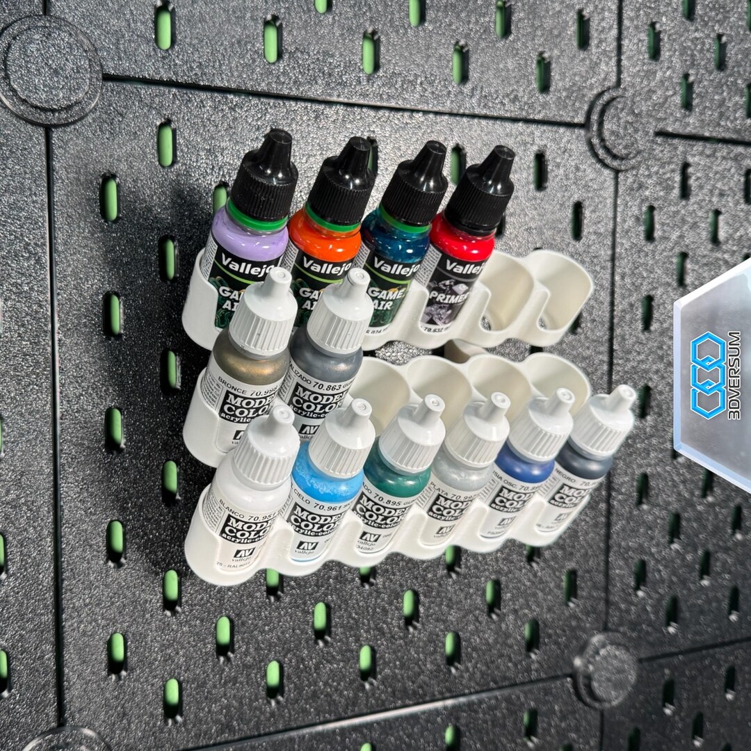 Paint Pot Racks Paint Pot Rack – Holder for Dropper Bottles (17 & 18 Ml) | for IKEA ...