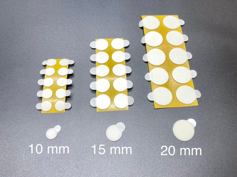 Schaumklebepunkte doppelseitig stark klebend, 1mm Dicke