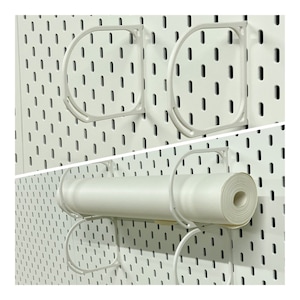 Portarotolo D105 (set di 2) per Ikea Skadis