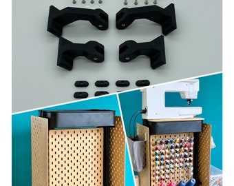 RASDIS Montageset - Mittelplatten - für Ikea Skadis an RASKOG/NORRAVA