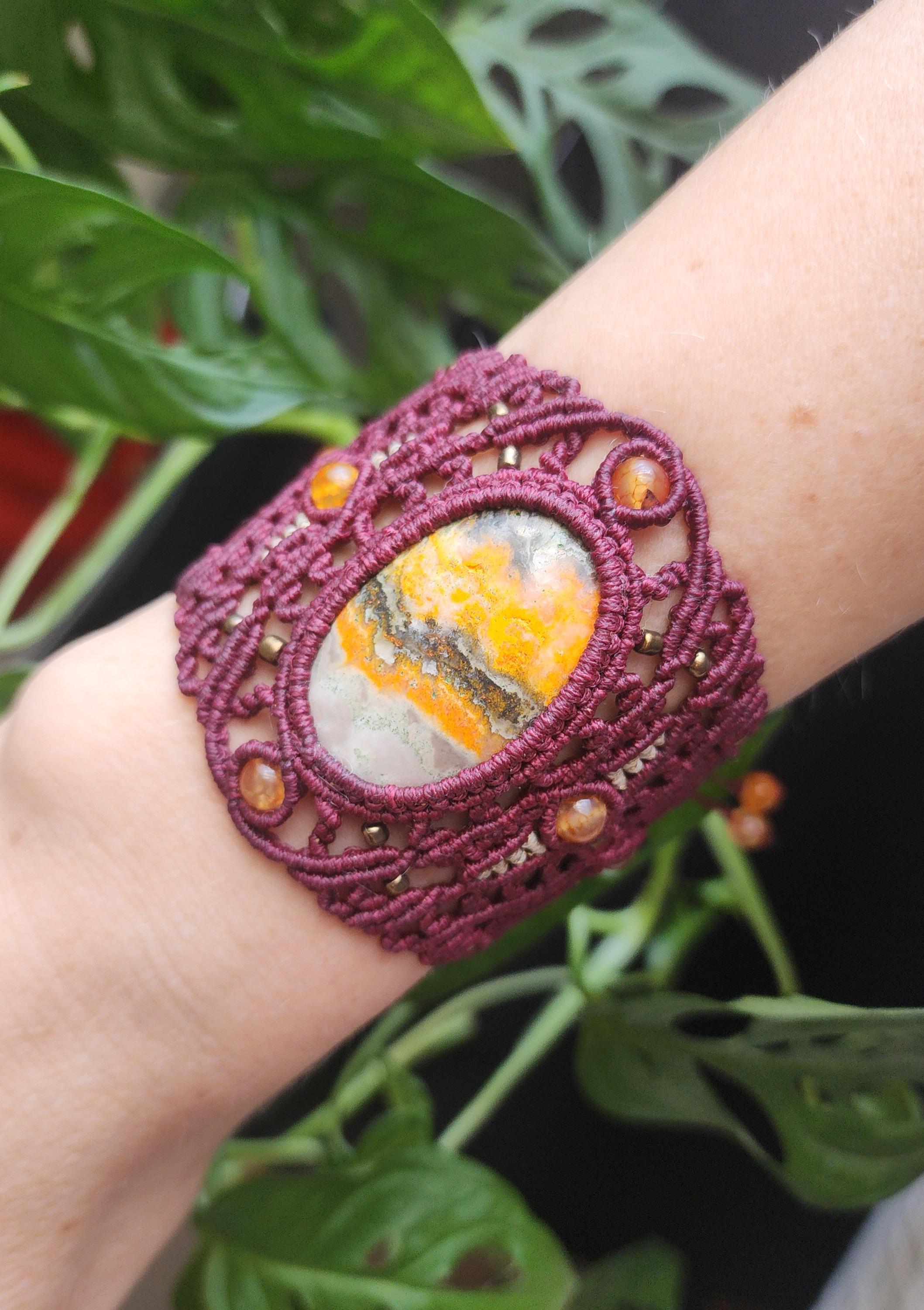 Macrame Statement Bracelet
