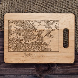 Personalized Charcuterie Board With City Map Custom Cutting Board Gift For Couple Housewarming Engraved Cheese Boards Christmas Gift