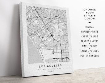 Custom City Map Prints Home Town Poster Wall Art Framed Personalized City Maps Poster Any City Map Sign Custom Street Map Christmas Gift