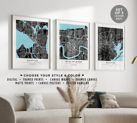 Personalised Wall Art: Prints, Maps & Posters