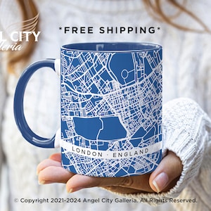 Custom City Map Coffee Mugs Personalized Coffee Mugs with Custom City Maps On Coffee Cup Customize Mug Any City Street Map Mug Home Town Cup