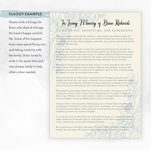 Custom Elegy Poem Print - Personalized Memorial Gift (PDF Download) - Etsy