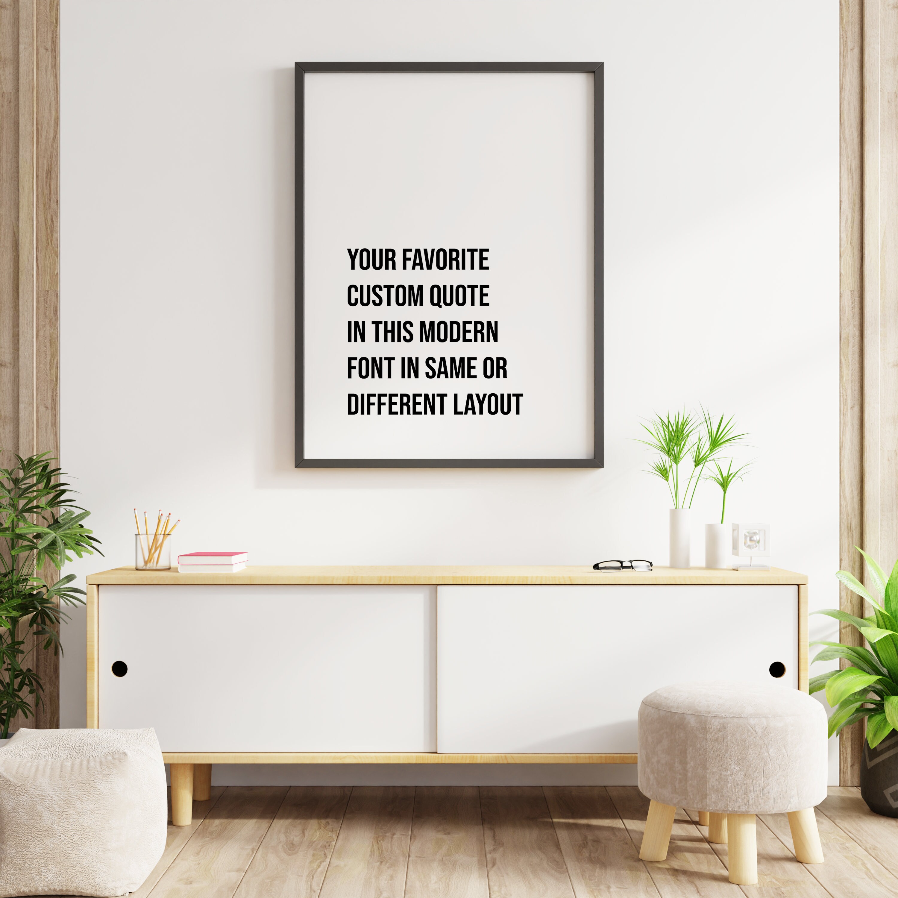 Custom Quote Print Quote Wall Art Personalized Poem Letter | Etsy