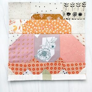 Coneflower FPP Pattern - PDF Download - Foundation Paper Piecing