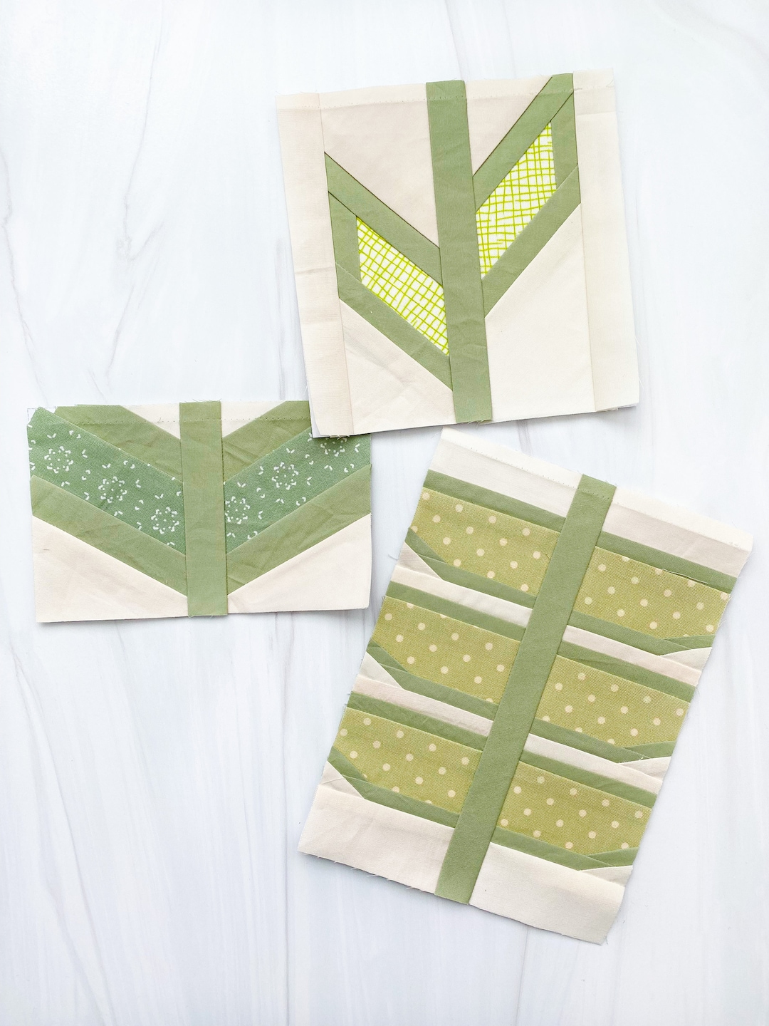 Stems and Leaves FPP Pattern - PDF Download - Foundation Paper Piecing ...