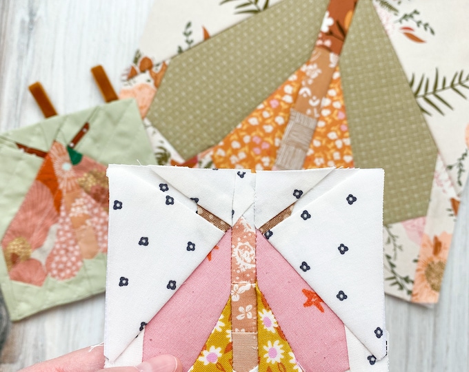 Moth FPP Pattern - PDF Download - Foundation Paper Piecing - Etsy