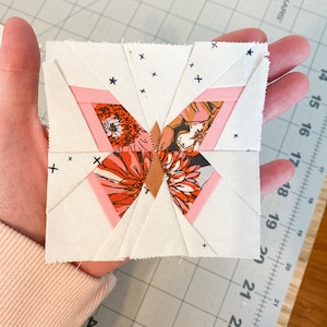 Take Flight Butterfly FPP Pattern - PDF Download - Foundation Paper Piecing