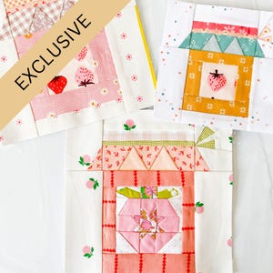 Jam Jar FPP Pattern - PDF Download - Foundation Paper Piecing