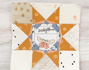 Charm Star FPP Pattern - PDF Download - Foundation Paper Piecing