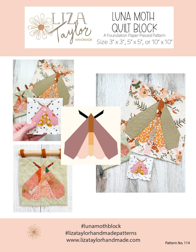 3 Pattern Bundle - Insect Blocks - PDF Download - Etsy