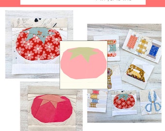 Pin Cushion FPP Pattern - PDF Download - Foundation Paper Piecing